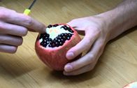 How To Cut And Open A Pomegranate