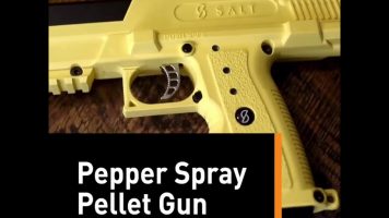 Pepper Spray Pellet Safety Gun For Women