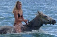 A Horse Who Takes Girls To Swim In The Water