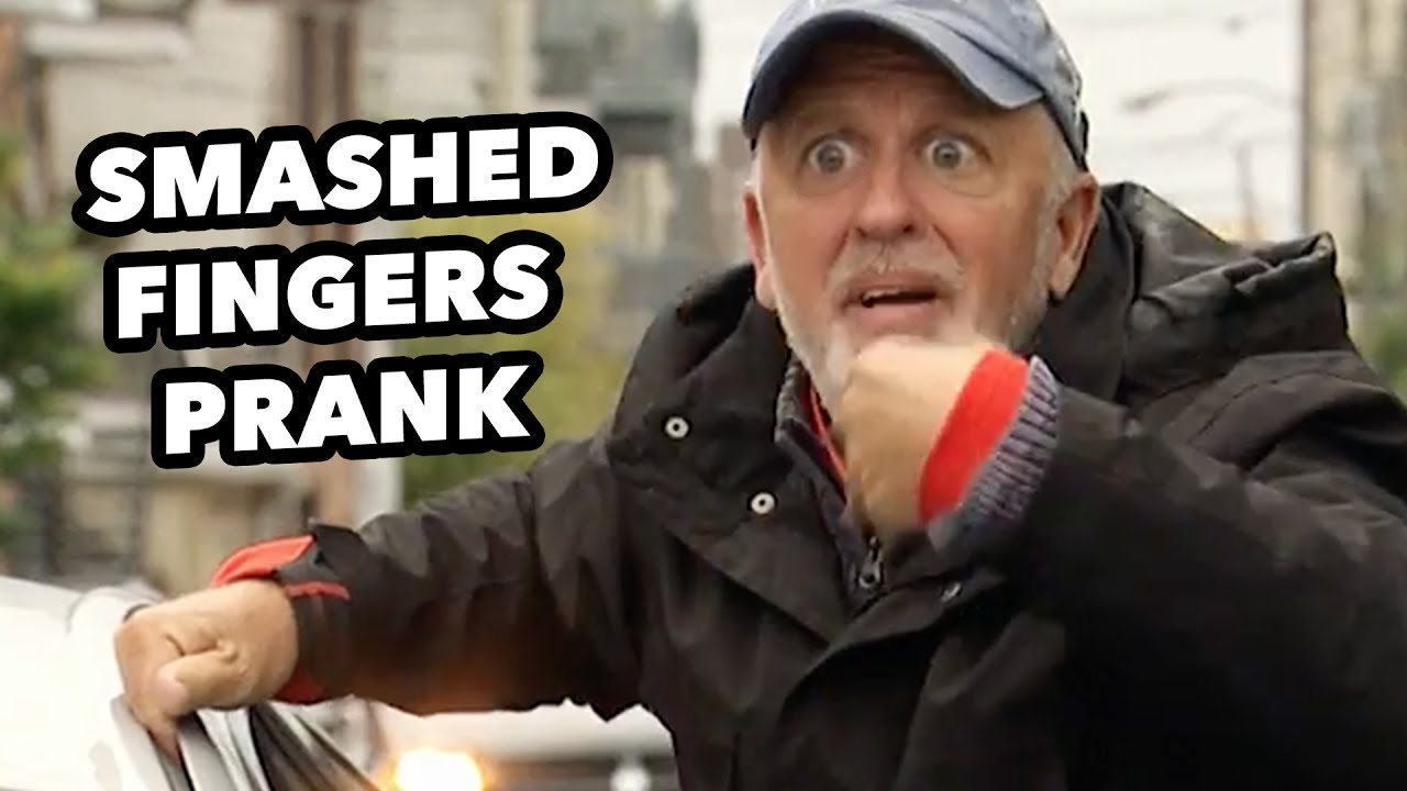 Fingers Smashed By Car Door Prank