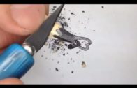 Carving Two Hearts Into A Pencil Tip