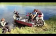 A Motorbike With A Motorboat